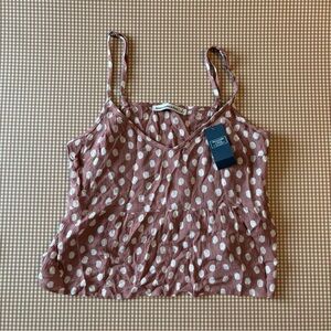 Abercrombie & Fitch polka dots women’s tank top. Size Small. NWT